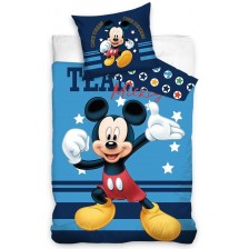 Детски спален комплект Sonne - Mickey Mouse, 2 части -1