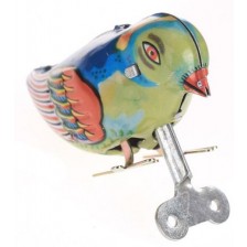 Детска играчка Trousselier Vintage Toy - Механична птица с ключе -1