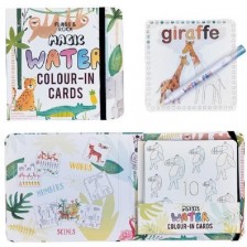 Детски карти за оцветяване Floss and Rock Magic Water - Джунгла
