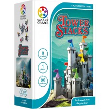 Детска логическа игра Smart Games - Tower Stacks -1