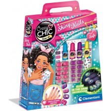 Детски комплект Clementoni Crazy Chic - Shiny nails -1