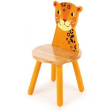 Детско дървено столче Bigjigs - Тигърче