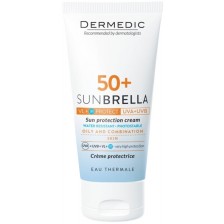 Dermedic Sunbrella Слънцезащитен крем, за мазна и комбинирана кожа, SPF 50+, 50 ml
