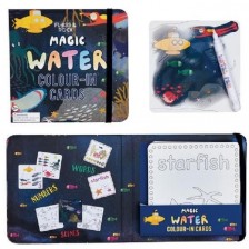 Детски карти за оцветяване Floss and Rock Magic Water - Подводен свят -1