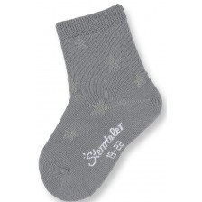Детски чорапи Sterntaler - На звездички, 17/18 размер, 6-12 месеца, сиви