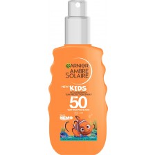 Garnier Ambre Solaire Kids Детски слънцезащитен спрей Nemo, SPF 50, 150 ml