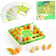 Детска смарт игра Hola Toys Educational - Зайчета и моркови -1