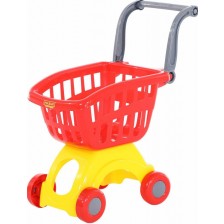 Детска количка за пазаруване Polesie Toys, червена
