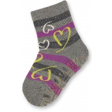 Чорапи със силиконова подметка Sterntaler - 25/26 размер, 3-4 години, сиви