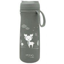 Детски термос със сламка Nuvita - 500 ml, Sage Green -1