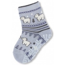 Детски чорапи със силиконова подметка Sterntaler - Aгънце, 17/18, 6-12 месеца -1