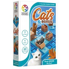 Детска игра Smart Games - Котки и кутии -1