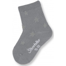 Детски чорапи Sterntaler - Звезди, 15-16 размер, сиви
