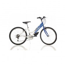 Детско колело Dino Bikes - Дино, бяло и синьо, 20"