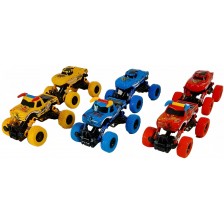 Детска количка Raya Toys - Power Stunt Trucks, асортимент