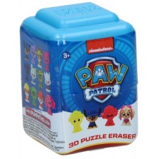Детска играчка Nickelodeon - 3D гумичка Paw Patrol, асортимент