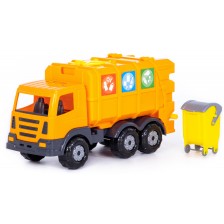 Детска игграчка Polesie Toys - Камион за боклук с кофа