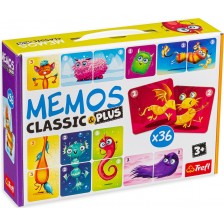 Детска мемори игра Memos Classic&plus - Сладки чудовища -1
