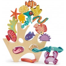 Детска дървена игра за баланс Tender Leaf Toys - Коралов риф -1