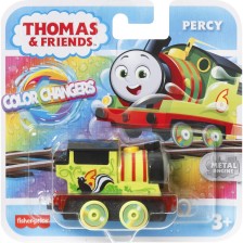 Детска играчка Fisher Price Thomas & Friends - Влакче с променящ се цвят, жълто -1