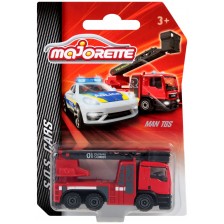 Детска играчка Majorette SOS - Пожарна с кран -1