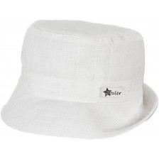 Детска лятна шапка с UV 50+ защита Sterntaler - 47 cm, 9-12 месеца, екрю -1