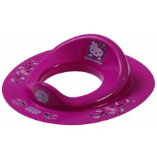 Детска тоалетна седалка Maltex - Hello Kitty, розова -1