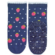 Детски чорапи със силиконова подметка Sterntaler - Ягоди, 21/22, 18-24 месеца