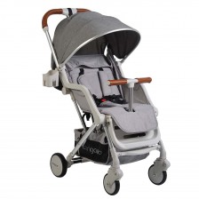 Детска количка Cangaroo - Mini, сива -1