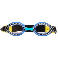 Детски очила за плуване SKY - Сини, с декорация -1