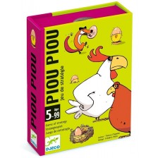 Детска игра с карти Djeco -  Piou Piou