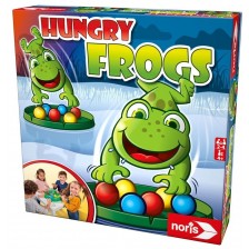 Детска игра Noris - Гладни жабки -1
