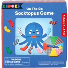 Детска игра Kikkerland - Рулетка октопод с чорапчета -1
