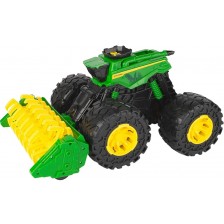 Детска играчка Tomy John Deere - Комбайна, с чудовищни гуми