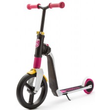 Детска тротинетка 2 в 1 Scoot & Ride - Highwayfreak, розово-черна