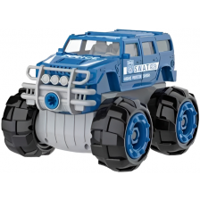 Детска играчка Raya Toys - Полицейска кола с дистанционно управление, 2 в 1