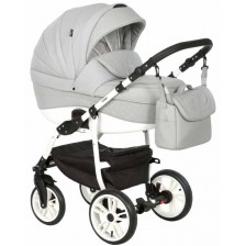 Комбинирана детска количка 2в1 Baby Giggle - Indigo Special, сива -1