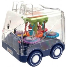 Детска играчка Raya Toys - Инерционна количка Rabbit, синя -1