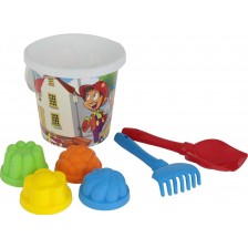 Детски плажен комплект Polesie Toys, 7 части, асортимент -1