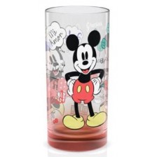 Стъклена чаша Disney Cities - Мадрид, червена, 270 ml