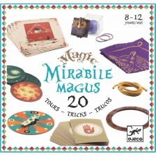 Детски комплект за фокуси Djeco - Mirable Magus, 20 фокуса -1