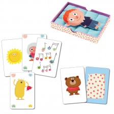 Детска игра с карти Djeco - Bisous Dodo -1