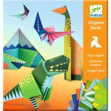 Комплект за оригами Djeco - Динозаври -1