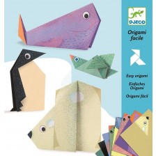 Комплект за оригами Djeco - Полярни животни