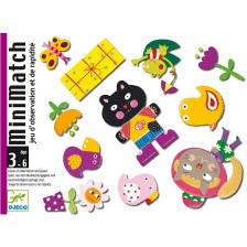 Детска игра с карти Djeco - MiniMatch -1