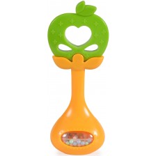 Дрънкалка Moni Toys - Ябълка -1