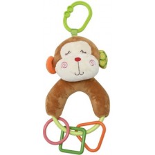 Дрънкалка Lorelli Toys - Маймунка с фигурки -1
