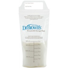 Торбички за кърма Dr. Brown’s - 25 броя, 180 ml