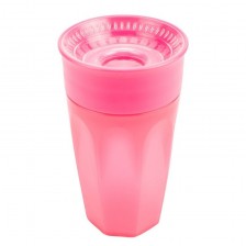 Преходна чаша Dr. Brown's - Розова, 360 градуса, 300 ml -1