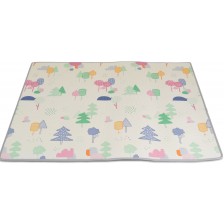 Двулицево XXL термо килимче ролка Moni Toys -  Forest -1